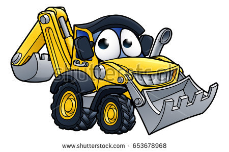 stock-vector-bulldozer-digger-construction-vehicle-cartoon-character-mascot-illustration-653678968